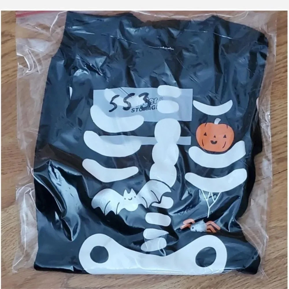 New Baby Kid Halloween Skeleton Outfit 6 Months